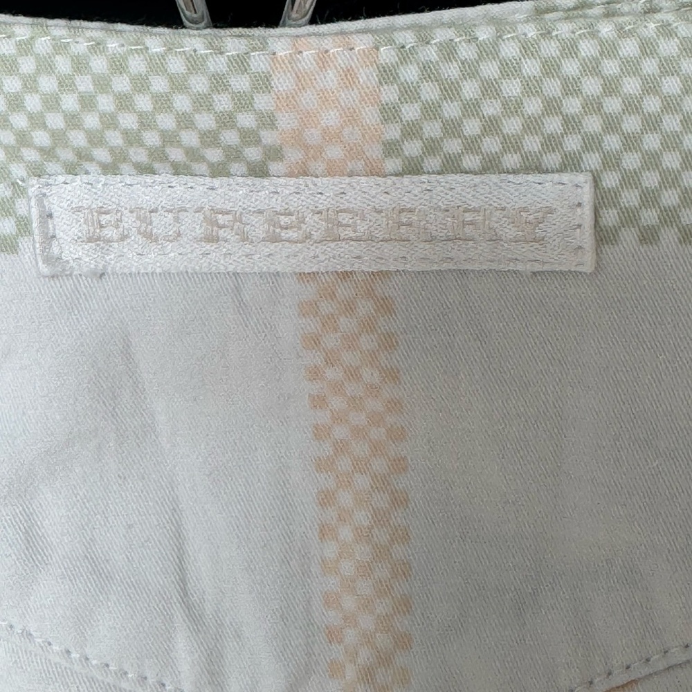Burberry Cream and Peach Women's Golf Skort